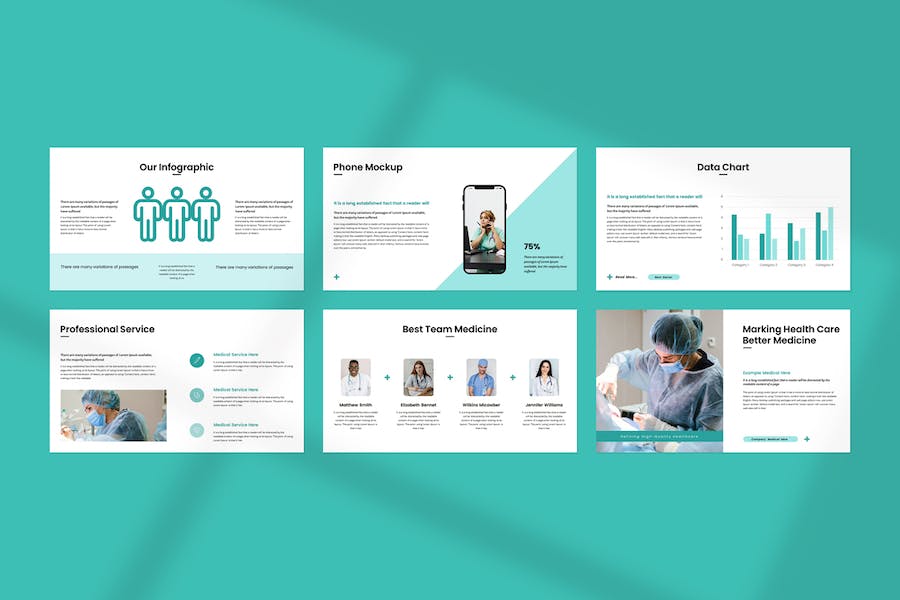 医疗保健讲述推介方案PPT模板 - PPT派
