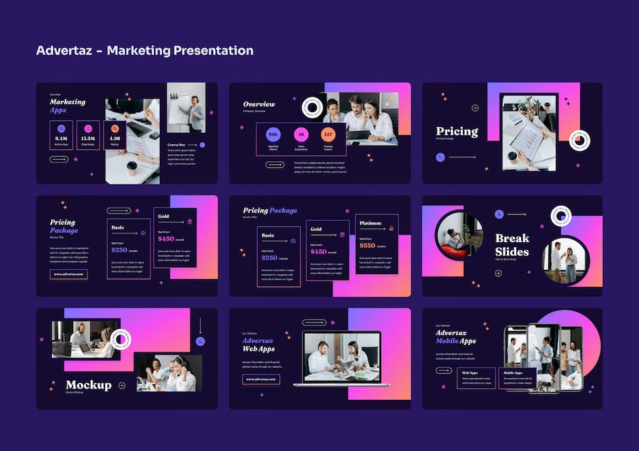 营销推广策略执行方案讲述Keynote模板 - PPT派