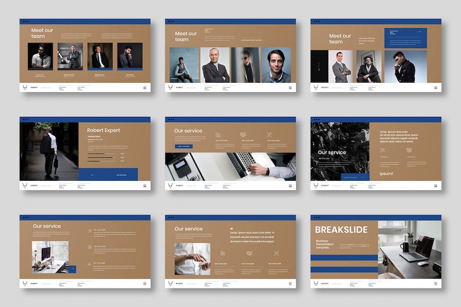 摄影作品集商务展示Keynote模板 - PPT派