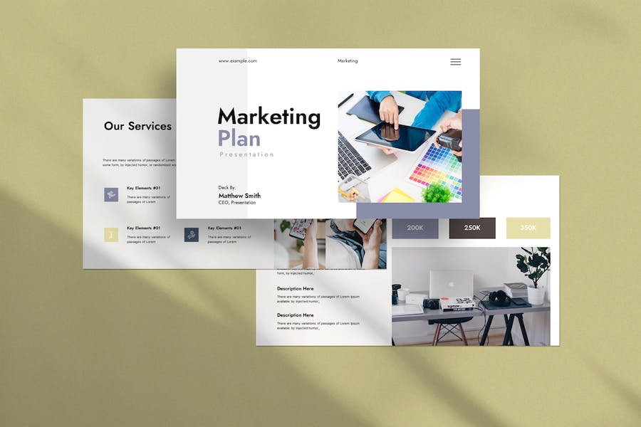 营销计划演示汇报方案PPT模板 - PPT派