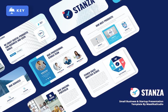 小型企业创业项目展示Keynote模板 - PPT派