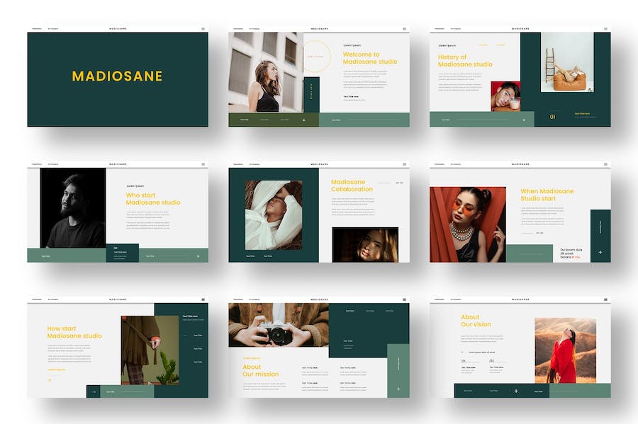 高端商务风格展示PPT模板 - PPT派