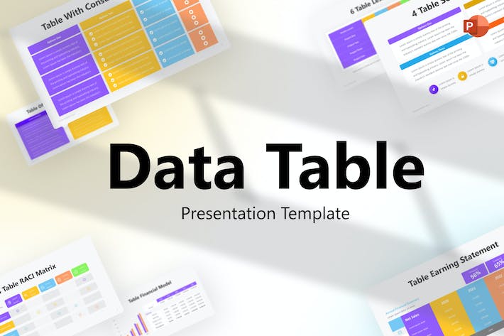 数据-表格-信息图表-PowerPoint-模板 - PPT派