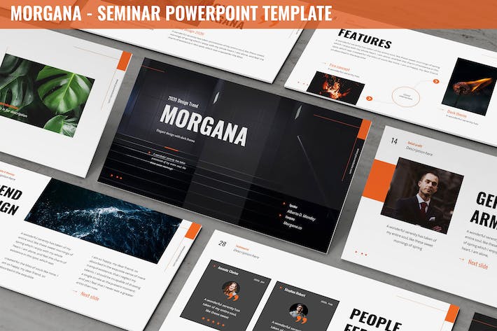 研讨会学术会议演讲培训PPT模板 - PPT派