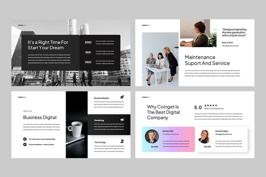 现代商务企业项目方案Keynote模板 - PPT派