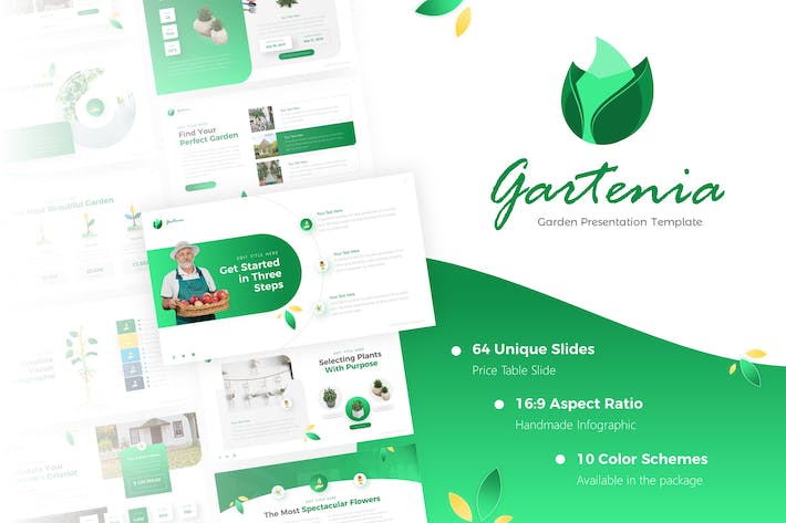 Gartenia-园艺-PowerPoint-模板 - PPT派