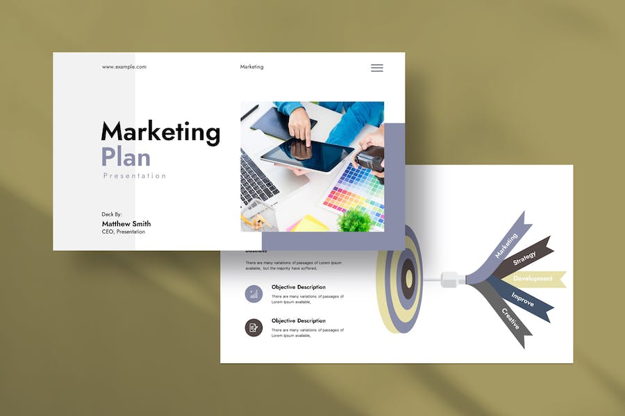 营销计划演示汇报方案PPT模板 - PPT派