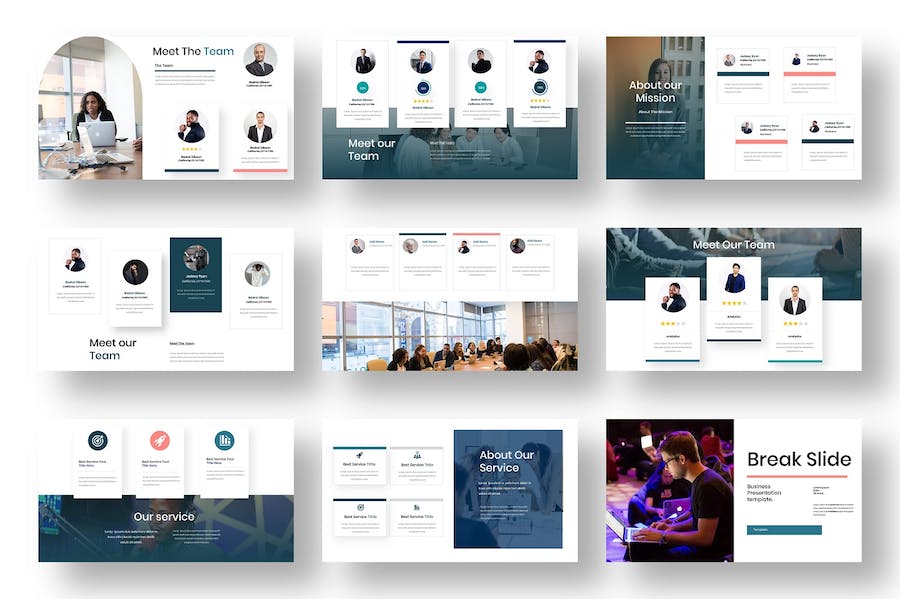 企业商务品牌形象宣传推广展示PPT模板 - PPT派