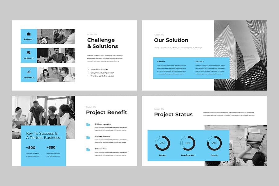 商务业务建议书融资提案PPT模板 - PPT派