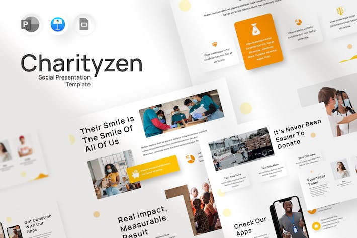 慈善机构文案策划宣传Keynote模板 - PPT派