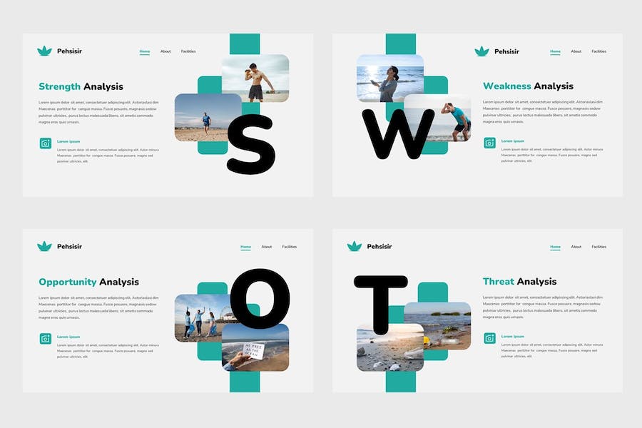 旅游旅行目的地推介PPT模板 - PPT派