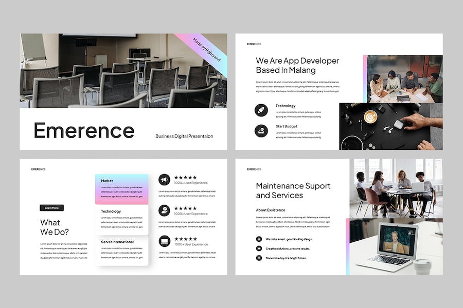 现代商务企业项目方案Keynote模板 - PPT派