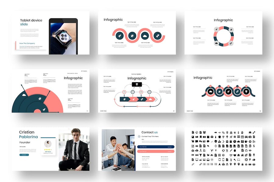 企业商务品牌形象宣传推广展示PPT模板 - PPT派