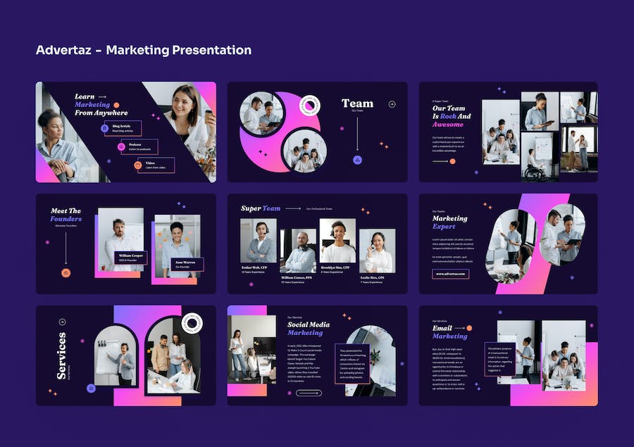 营销推广策略执行方案讲述Keynote模板 - PPT派