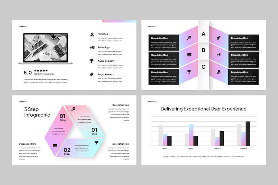 现代商务企业项目方案Keynote模板 - PPT派