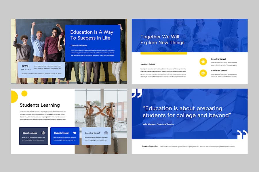 在线教育培训课程学习Keynote模板 - PPT派