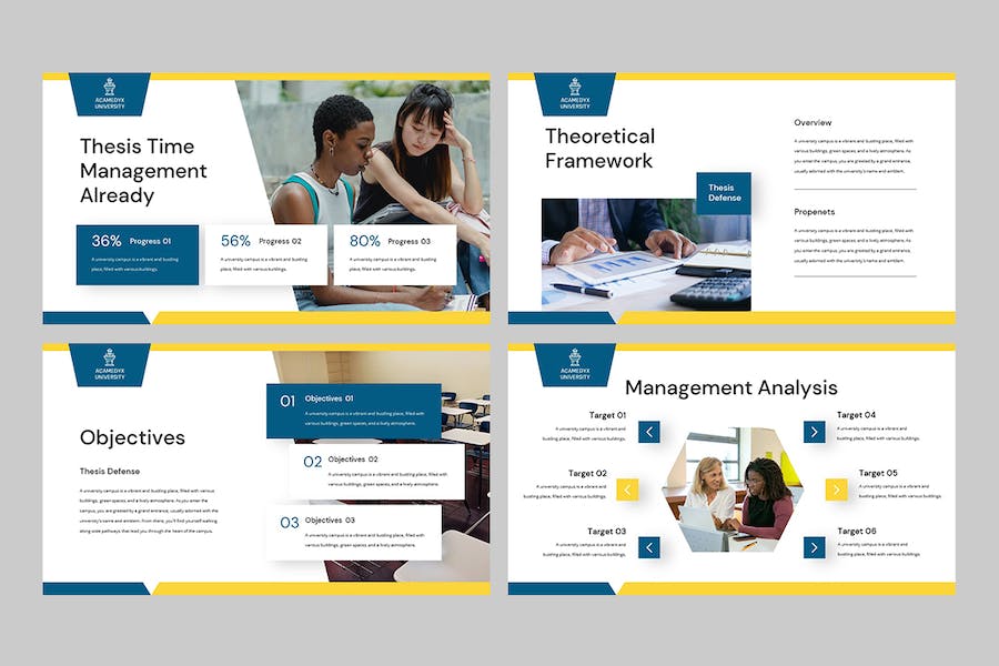 学术研究论文答辩成果展示Keynote模板 - PPT派