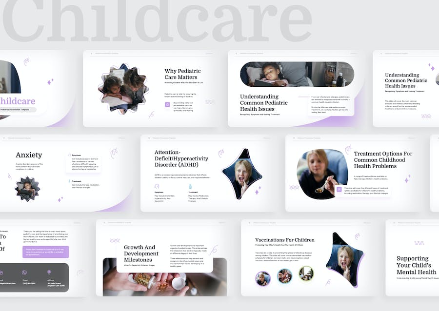 儿童保育幼儿教育培训PPT模板 - PPT派