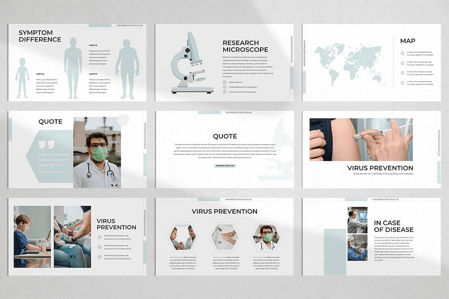 医学知识传播培训教育PPT模板 - PPT派