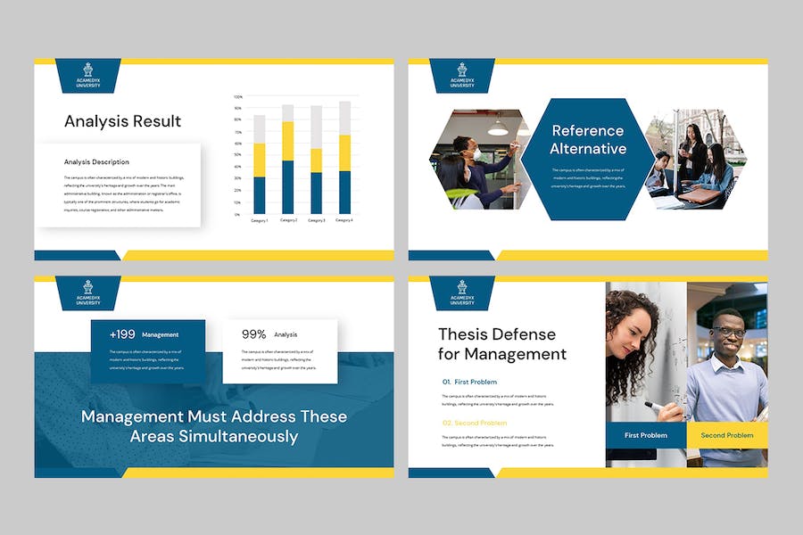 学术研究论文答辩成果展示Keynote模板 - PPT派