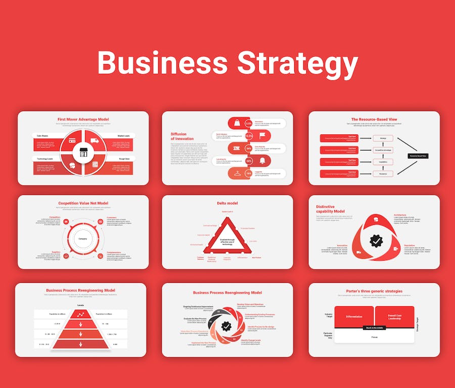 商业战略规划企业发展PPT模板 - PPT派