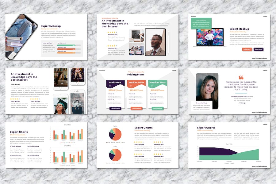 大学课程教学培训教育PPT模板 - PPT派