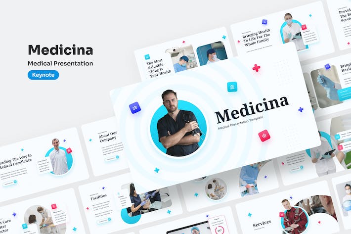 医疗健康知识宣传方案Keynote模板 - PPT派