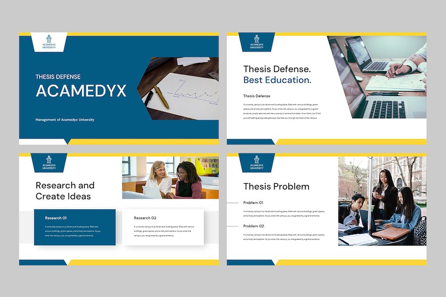 学术研究论文答辩成果展示Keynote模板 - PPT派