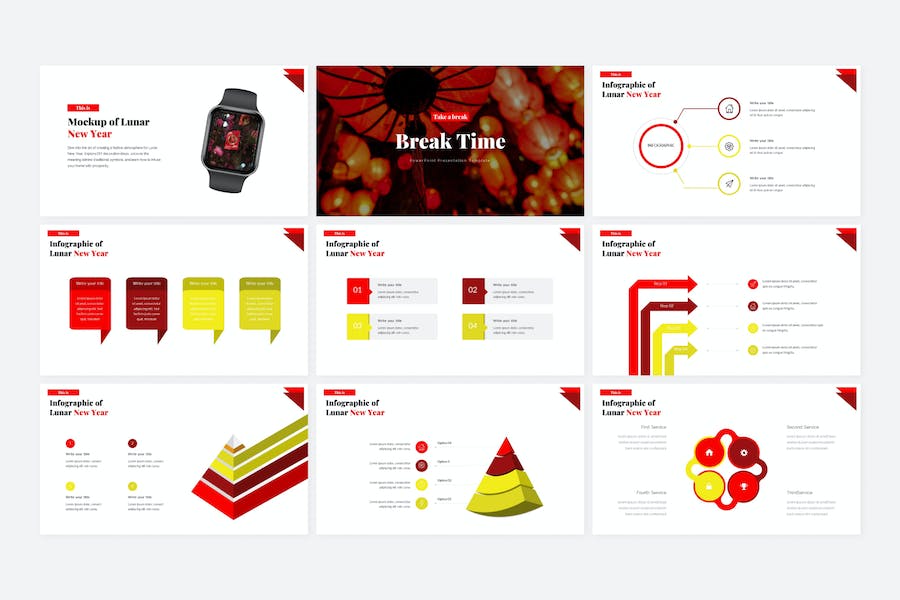 农历新年文化庆祝活动组织PPT模板 - PPT派