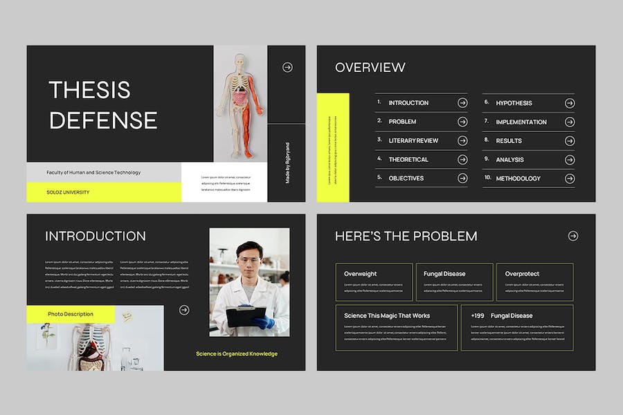 科学论文学位答辩讲述展示Keynote模板 - PPT派