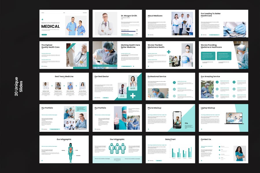 医疗保健讲述推介方案PPT模板 - PPT派