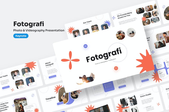 摄影视频服务项目推介方案Keynote模板 - PPT派