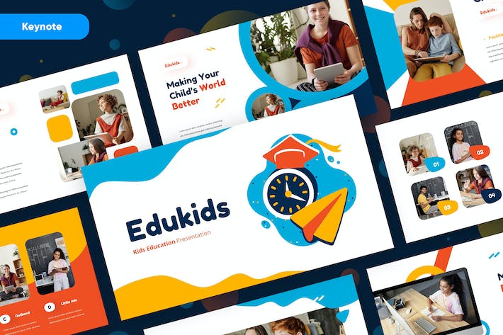 儿童教育培训课程教学Keynote模板 - PPT派