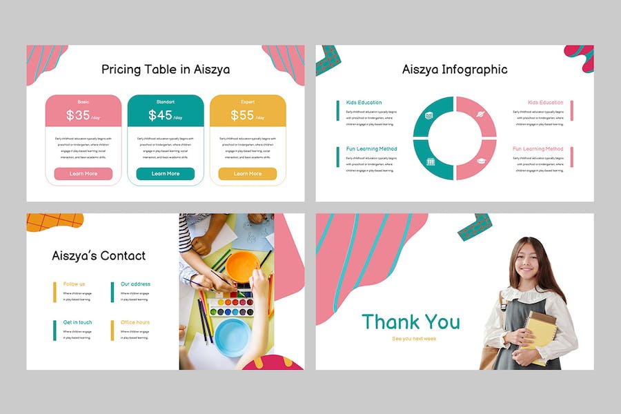 教育培训课程设计体系讲座Keynote模板 - PPT派
