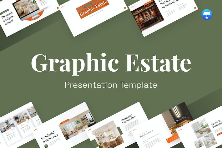 Graphic-estate-property-simple-keynote-template- PPT派