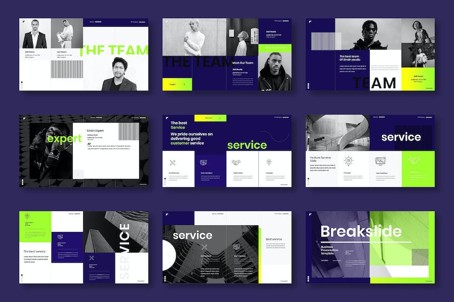 企业业务应变策略展示Keynote模板 - PPT派