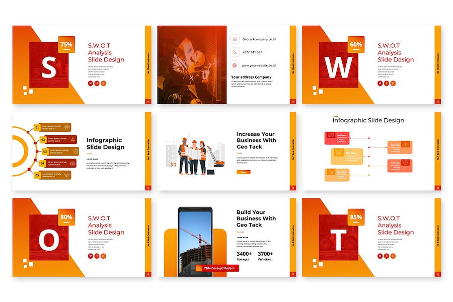 工程施工项目方案建筑融资计划书PPT模板 - PPT派