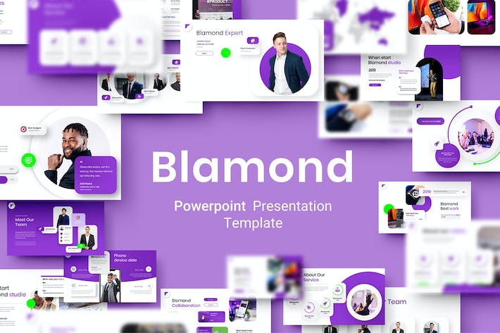 企业业务综合展示PPT模板 - PPT派