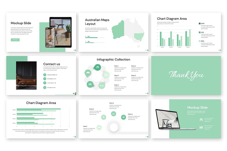 清新自然风演示主题Keynote模板 - PPT派