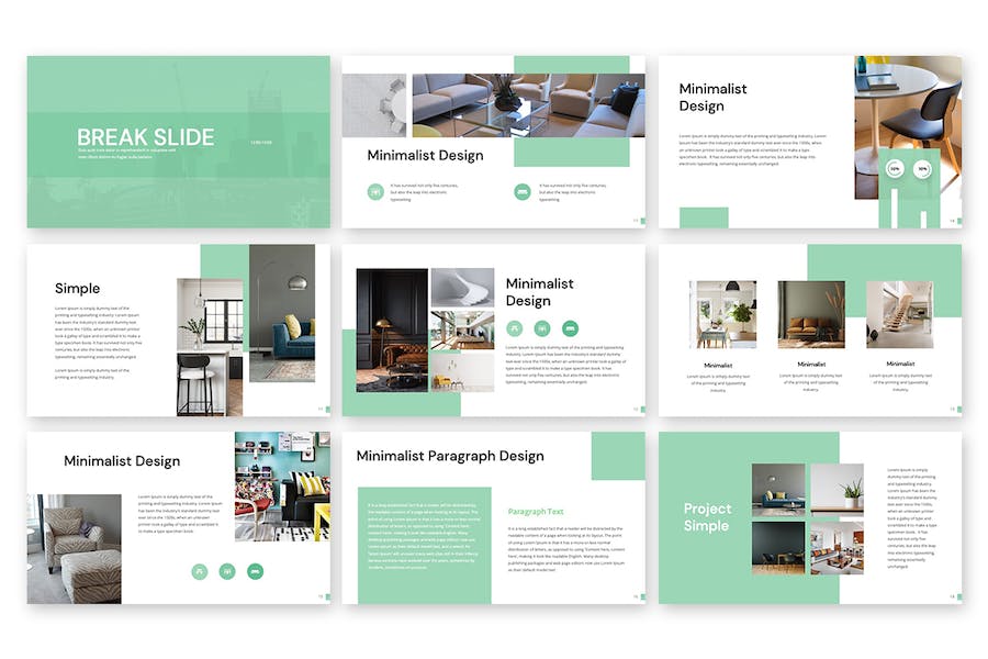 清新自然风演示主题Keynote模板 - PPT派