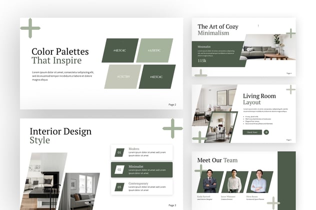 家居装饰设计装修方案PPT模板 - PPT派