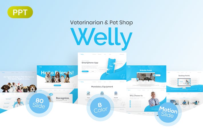 Welly-veterinary-powerpoint-presentation-template - PPT派