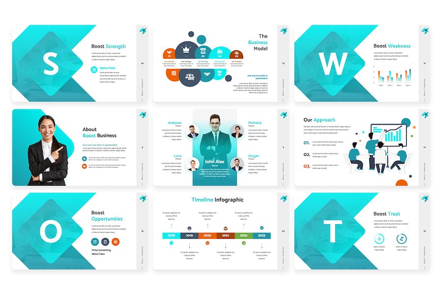 商业发展成长策略方案Keynote模板 - PPT派
