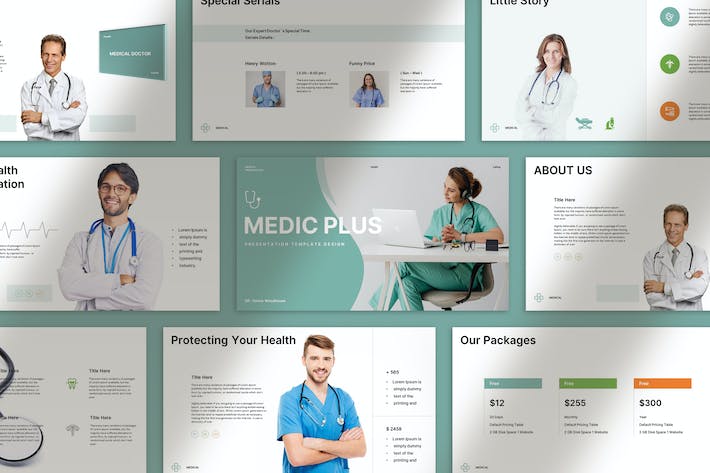 医疗咨询服务介绍宣传PPT模板 - PPT派