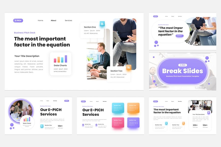 商务融资讲述展示Keynote模板 - PPT派