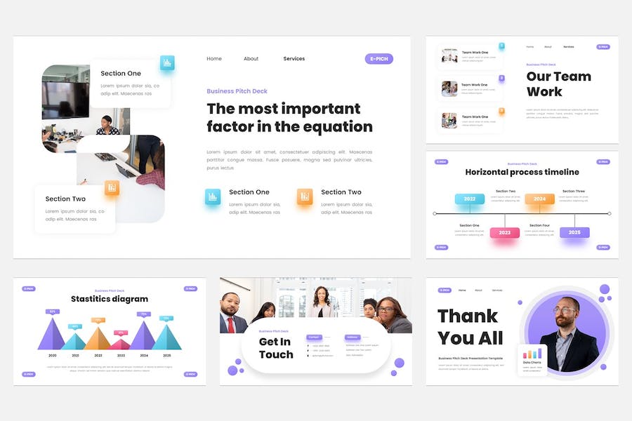 商务融资讲述展示Keynote模板 - PPT派