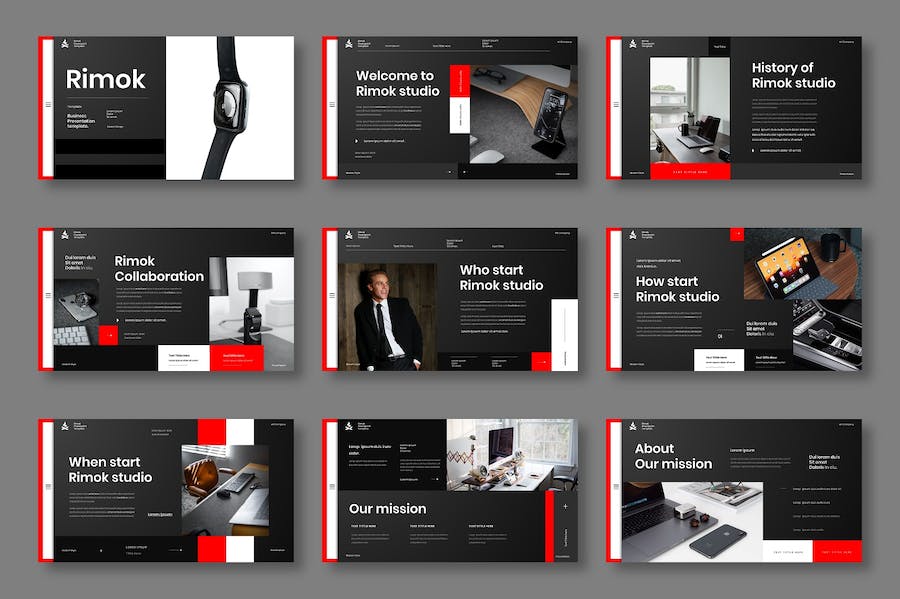 创意商务企业产品展示宣传PPT模板 - PPT派