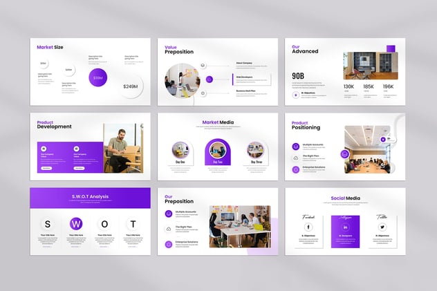 数字营销计划策略演讲Keynote模板 - PPT派