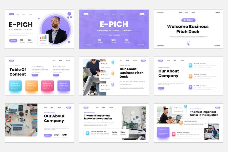 商务融资讲述展示Keynote模板 - PPT派