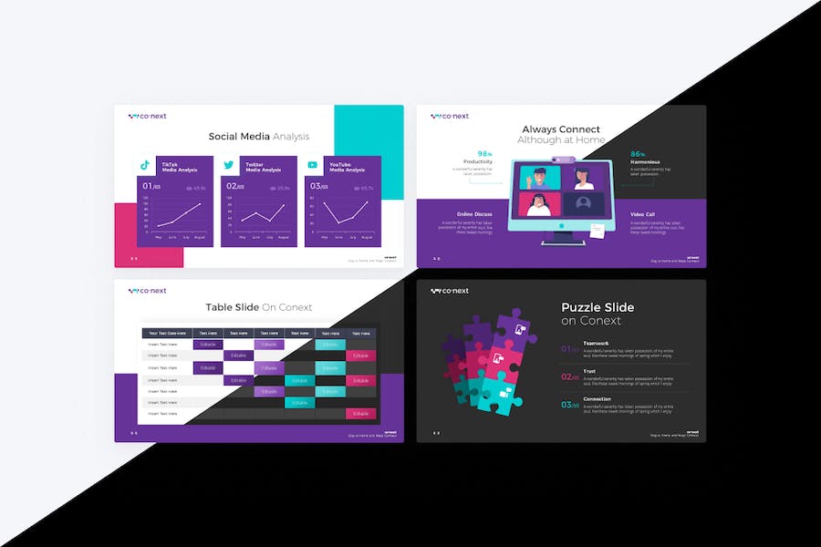 Conext-business-technology-powerpoint-template - PPT派